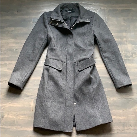 Kenneth Cole Jackets & Blazers - Kenneth Cole Grey Wool Pea Coat
